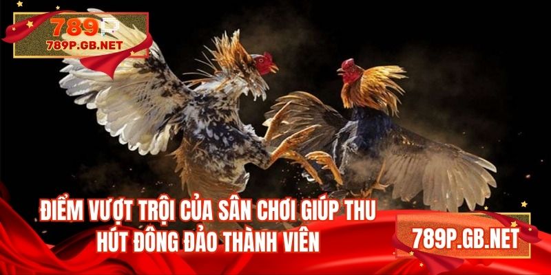 Điểm vượt trội của sân chơi giúp thu hút đông đảo thành viên